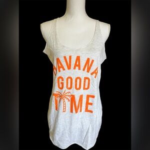 Havana Good Time Lightweight Racerback Fashion Tank Top